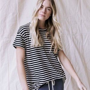 The Great. Boxy Crew Tee. Size 0.